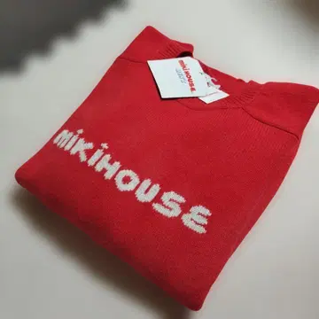 택 포함 새상품 미키하우스 니트 울 100%