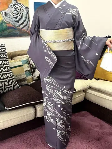 호몬기 흐르는 물꽃 무늬 작가 화장 70