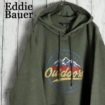 레어 빅 사이즈 에디 바우어 Outdoors 빅 프린트 후드티
