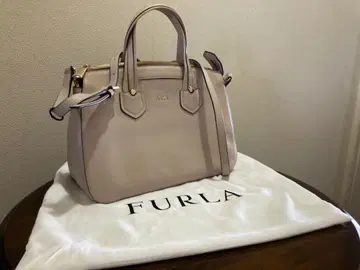 (새상품급) FURLA 베이지 가죽 2way 숄더백
