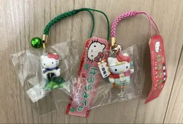 지역 한정 키티 헬로키티 끈 장식 우라시마 타로 모모타로