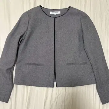 NATURAL BEAUTY BASIC 노카라 그레이 자켓 S