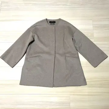 ZARA BASIC 노카라 울 코트 handmade M 사이즈