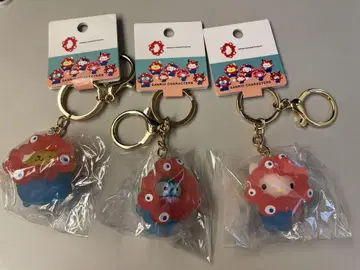 산리오 캐릭터즈 클리어 컬러 키링 키티 푸딩 한교동