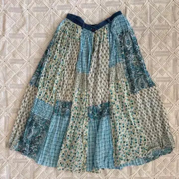 St. John's Bay 패치워크 롱 스커트