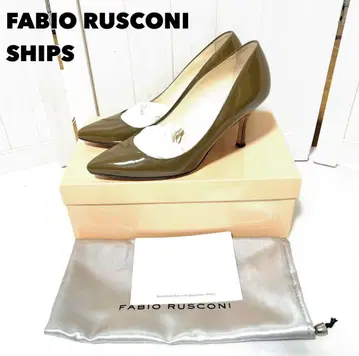 FABIO RUSCONI x SHIPS 에나멜 펌프스 37.5