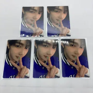 장하오 트레이딩 카드 5장 회장 MD KCON 2025 ZB1