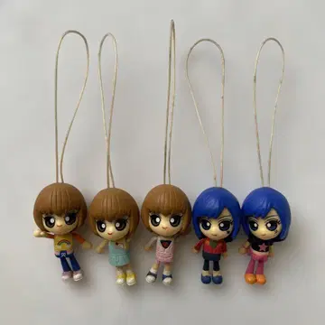 러브and베리 스윙 스트랩 키링 5체 세트