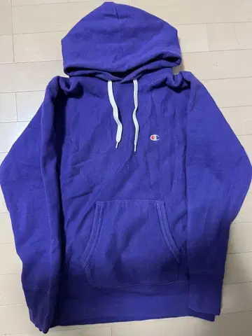 Champion reverse weave 후드티 보라색 L 사이즈