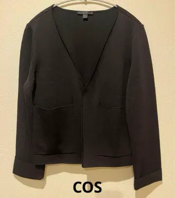 COS 블랙 니트 자켓