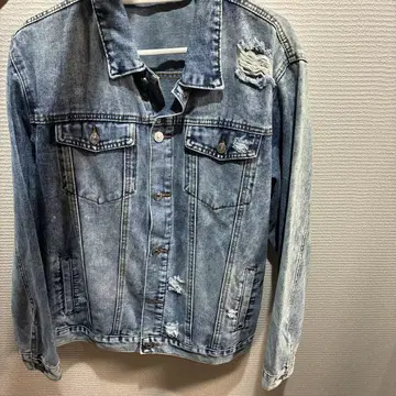 데님 자켓 라이트 블루 구제 의류