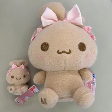 시나모롤 밀키 보아 귀 묶음 BIG 봉제 인형 모카 2세트