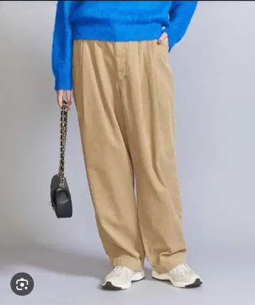 THE SHINZONE 신존 TOMBOY 코듀로이 팬츠 베이지