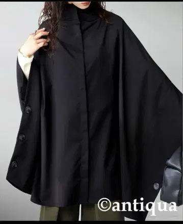 안티카 판초 케이프 코트