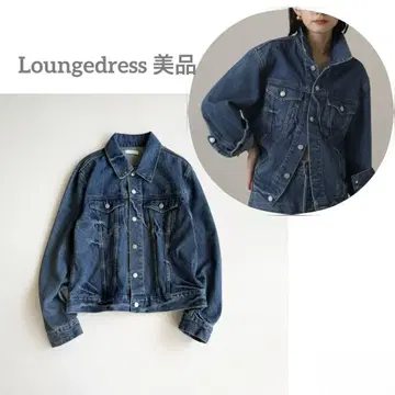 Loungedress 라운지 드레스 데님 자켓 G 자켓 자켓