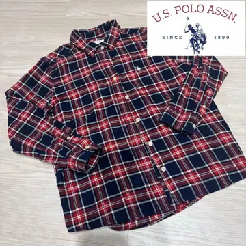 U.S. POLO ASSN. 체크 무늬 긴팔 셔츠