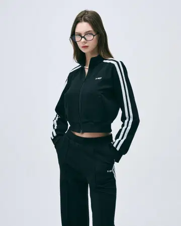 NDY NERDY 크롭 트랙 자켓 한국 한국 패션 y2k