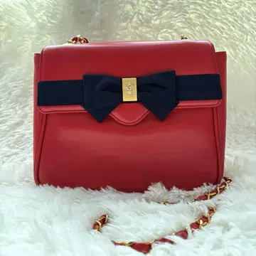 KIMIJIMA collection 체인 숄더백 리본
