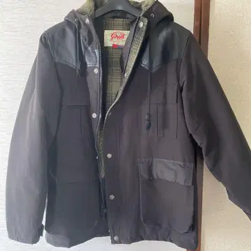 중고 Schott LEATHER YOKE MOUNTAIN JACKET