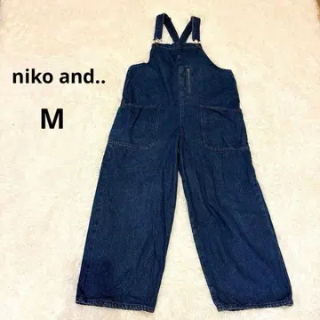 니코앤드 niko and.. 오버롤 살로펫 데님 M