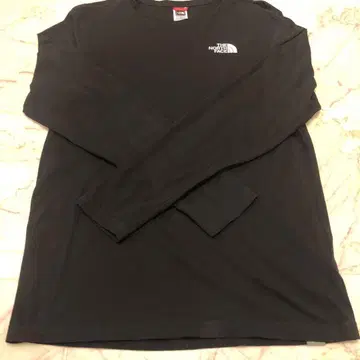 THE NORTH FACE 롱 티셔츠 블랙 S