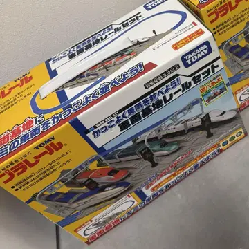 프라레일 멋지게 차량을 늘어놓자! 차량기지 레일 세트 새상품