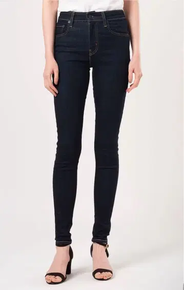 리바이스 721 하이라이즈 스키니 27인치 다크 블루