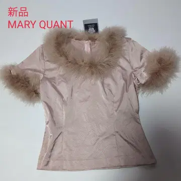 새상품 MARY QUANT 마리콴트 상의 페더 일본제