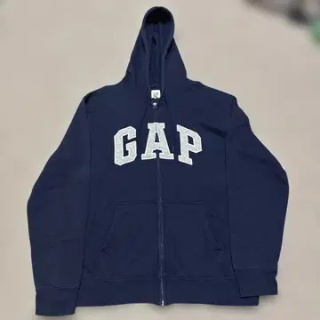 GAP 네이비 후드티 프론트 지퍼 포함