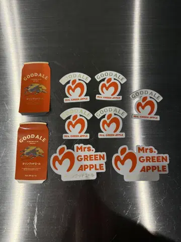 Mrs. GREEN APPLE 킬링굿에일 스티커 9개