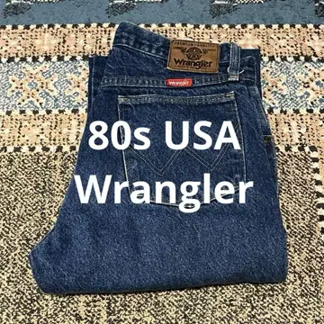 80s USA Wrangler 빈티지 짙은 파랑