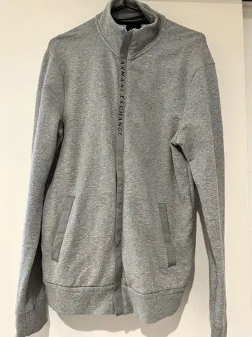 Armani Exchange A|X 그레이 후드티