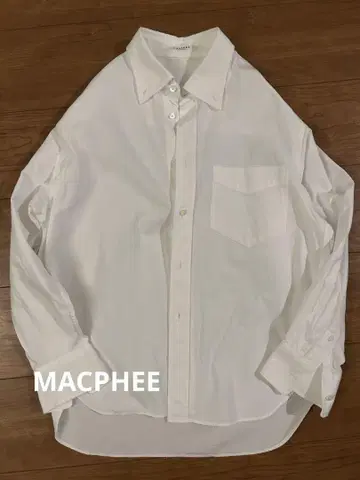 맥피 옥스퍼드 셔츠 화이트 MACPHEE