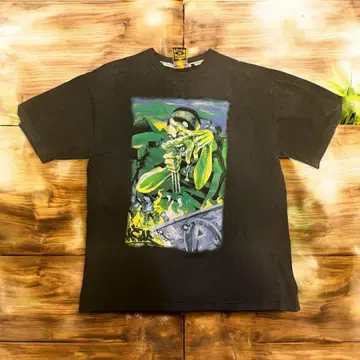 90s CONART 티셔츠 올리브 그린