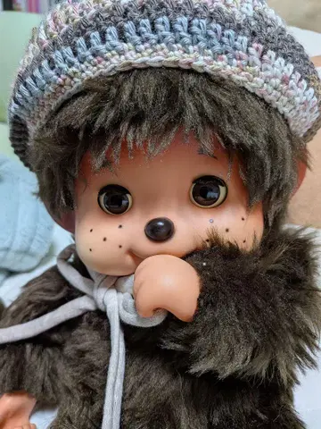 진심 인형 다이스케풍 슬리피 아이 통통한 볼 약 30cm 새상품급