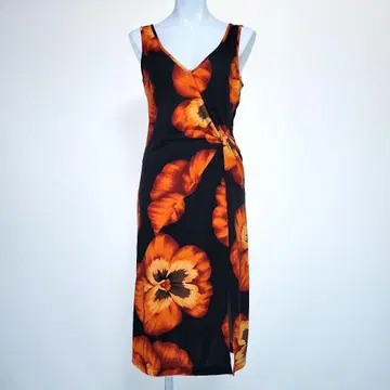[ 새상품급 미사용품 ] BCBG Paris 플로럴 프린트 저지 드레스