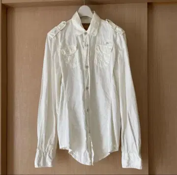 닐바렛 화이트 긴팔 셔츠