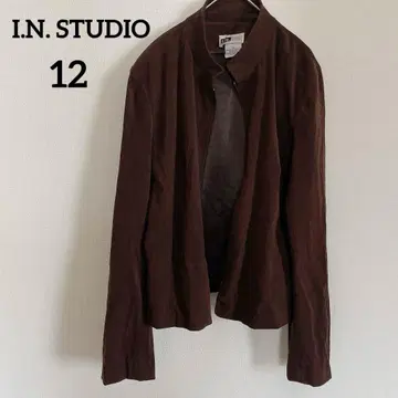 I.N. STUDIO [ 12 ] 브라운 자켓 브라운 겉옷