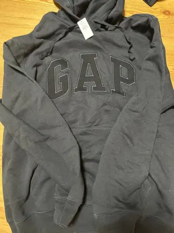 GAP 블랙 후드티 M 사이즈 미사용 새상품