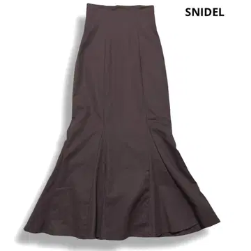 SNIDEL 머메이드 스커트 퍼플 보르도 와인 00