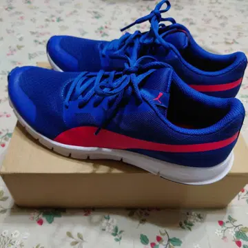 Puma 러닝화 파랑/빨간색