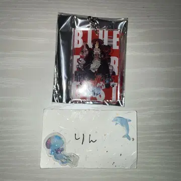 청엑 슬라이드 아크릴 키링 류지