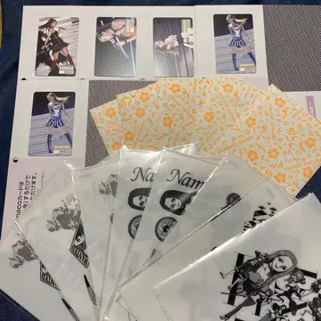 아무로 나미에 nanaco 카드 5장과 클리어 파일 8장 세트