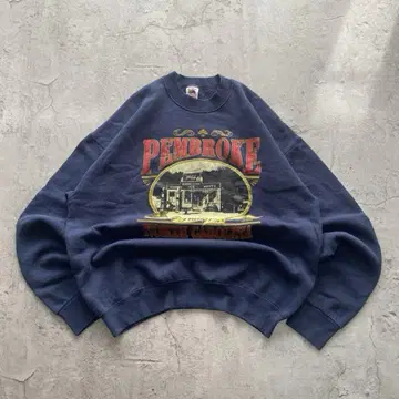 80s 프룻 오브 더 룸 USA제 구제 의류 맨투맨 프린트 XL