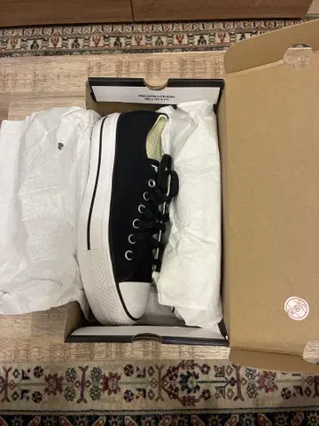 CONVERSE ALL STAR 블랙 로우컷 스니커즈 한국 구매
