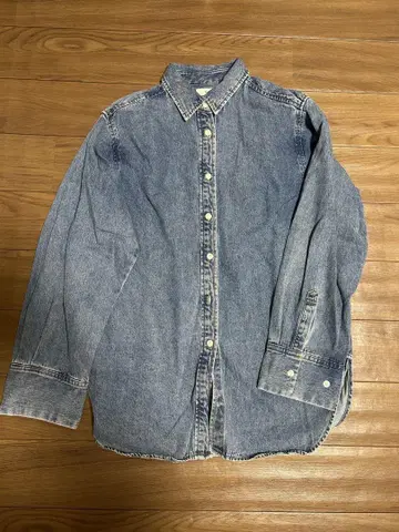이에나 데님 긴팔 셔츠