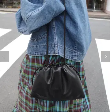 SLOBE 3WAY 스무스 복조리 백 블랙