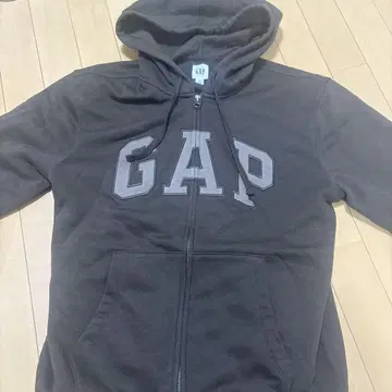 GAP 다크 그레이 집업 후디 XS