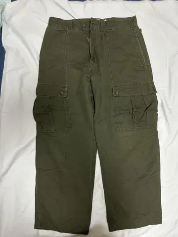 BUGLE BOY 카고 팬츠 올리브 그린 00