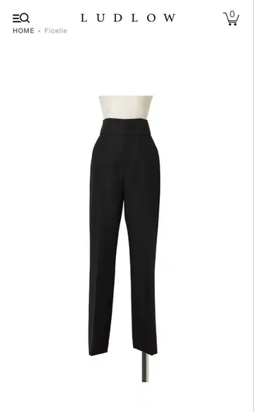 ludlow Ficelle 하이웨스트 팬츠